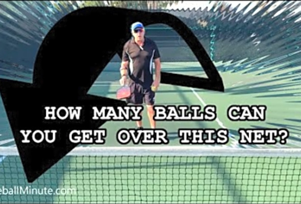 What&#039;s your &quot;over the net&quot; number? - Pickleball Minute