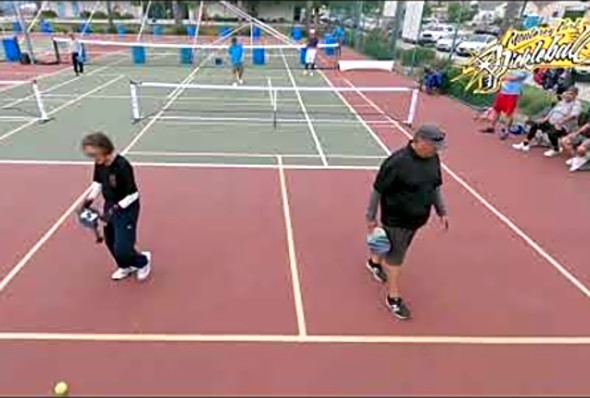 Pickleball Chumps Marg/DaveP vs Roger/Leo 05032022