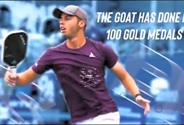 The Pickleball Goat Has Done It 100 gold Medals