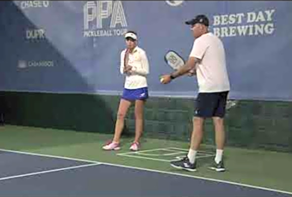First Mixed Doubles Semifinal (J. Irvine / J. Devilliers vs L. Kovalova / M. Wright)