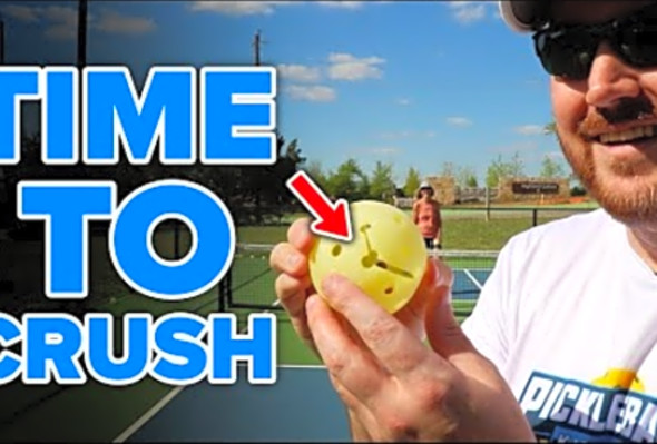 So you want to be a banger - how to CRUSH the pickleball!