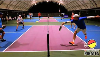 Gold Medal Match Dink for the Pink Pickleball Classic Moneyball, 45