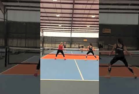 Playing Pickleball at RECS Grand Opening #1