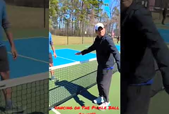 Can you Dance on the Pickle Ball Court? #travel #travelvlog #pickleball #dance #dancer