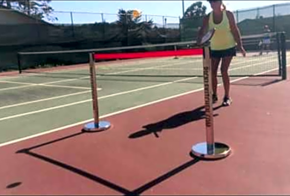 Portable Pickleball Warmup and Practice Net