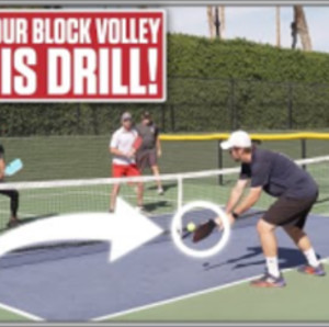 Improve Your Block Volley Technique With The &#039;Under the Bus&#039; Pickleball ...
