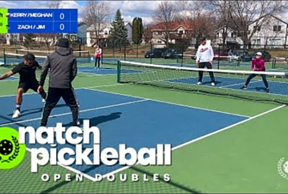 Pickleball Open Doubles - Zach/Jim vs Kerry/Meghan