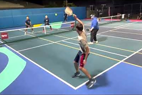 Eddy-Angus (No Bagel) vs Tim-Bryan (Road Runners) MLP 1/7/22 MiLP Minor League Pickleball