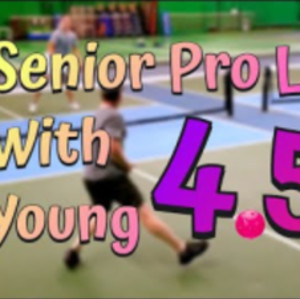 Can Senior Pro Lady Hold with Young 4.5 Players in Mixed vs Men&#039;s Double...