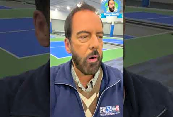 Where in the world is Perry Smith? The world&#039;s largest indoor pickleball facility #news #maconga