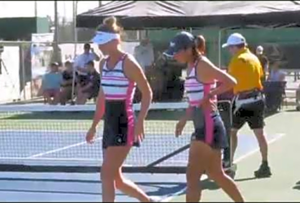 Mesa Grand Slam Pickleball- Irvine/Newman vs Jardim/Kovalova