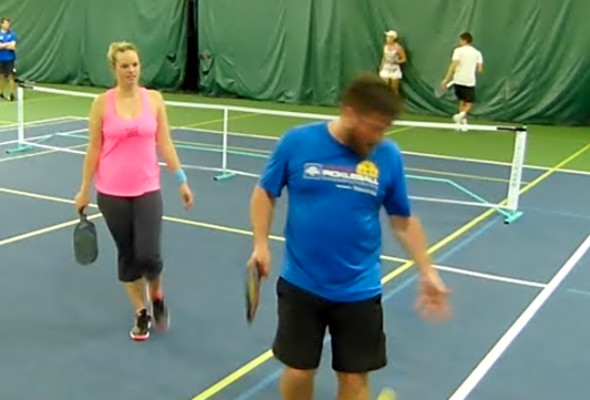 Spring Swing Pickleball-OMX Semi Final Zane Navratil/KaSandra Gehrke v Andrea Koop/Shane Stokes