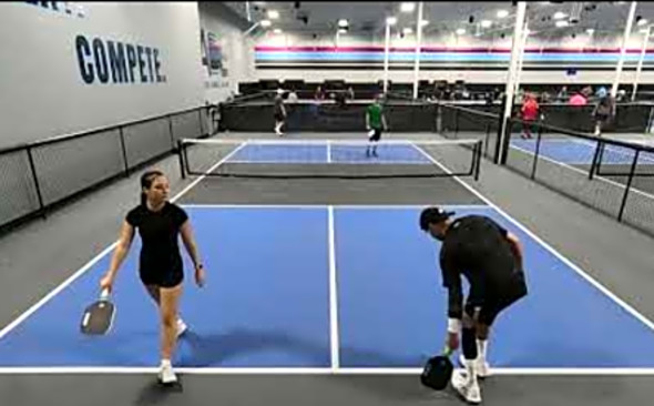 04/11/24 / Energy Gal -2 , Dude -vs- Dude, Dude at Ace Pickleball Club, Roswell, GA. -Challenge Game