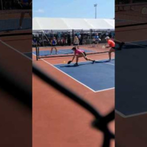 Amazing US Open Pickleball Point from Gold Medal Match Women&#039;s 5.0 19