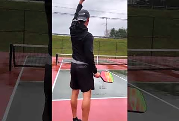 Watch really close this unreturnable pickleball serve