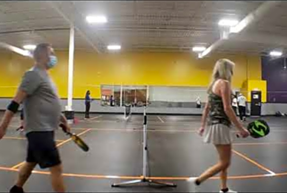 Paul/Carol vs AP/Karen at Pickleball Mania