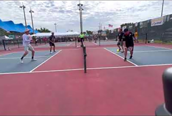 US Open Pickleball 2022 Travis Rettenmaier and Ryler DeHeart vs Will Willson and David Seckel part 1