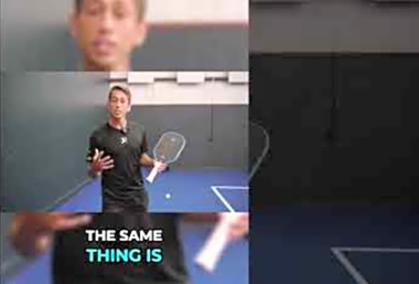 Why I prefer topspin over slicing my shots in pickleball #pickleball #athlete #explore #shorts
