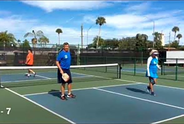 2020 Kings Point Snowball Pickleball Tournament - Mixed Doubles 4.0 Division - BRONZE MEDAL MATCH