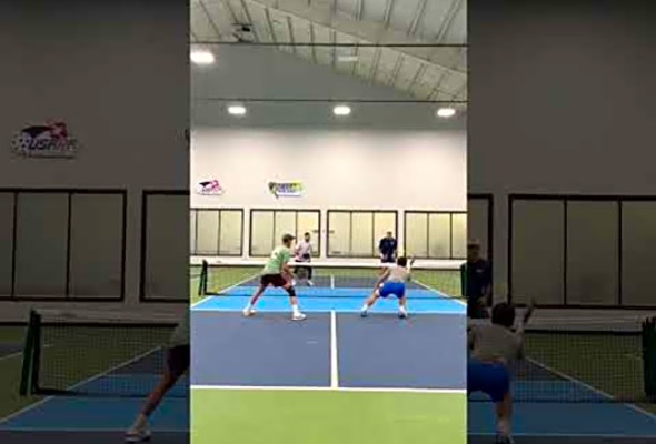 Zack, paying you back for yesterday #pickleball #sports #sport #vermont #newyork #pickleballaddict