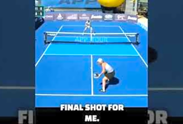that last shot #pickleball shoutout to atPickleball Highlights.