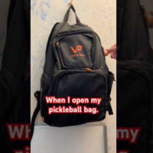 What it feels like when I open my pickleball bag. #pickleball