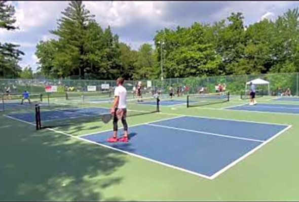 Manny/Alex vs. W.Frazier/R.Terrill 4.5 Men&#039;s doubles pickleball - Mid Atlantic Masters