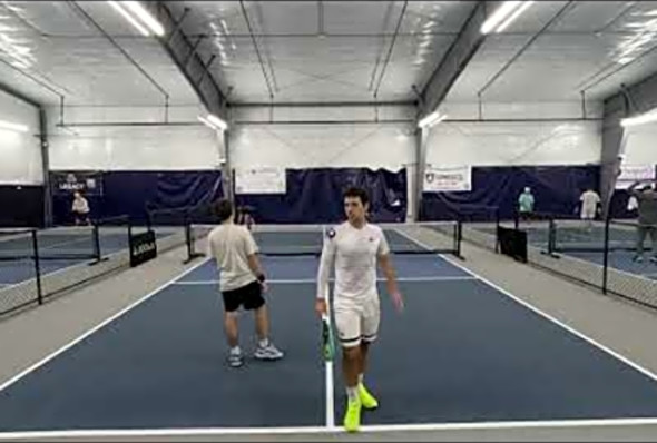 4.5 Camp Pickleball Tournament - Ian &amp; Dustin Vs Samuel &amp; Connor