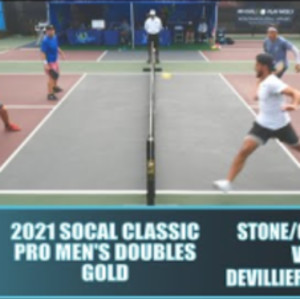 2021 SoCal Pickleball Classic Pro Men&#039;s Doubles Bronze: Stone/Cassidy VS...