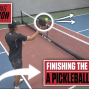 The Best Pickleball Shot to Finish the Point Against a Banger