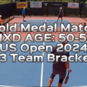 Gold Medal Match MXD Age: 50-54 Pickleball - US OPEN 2024