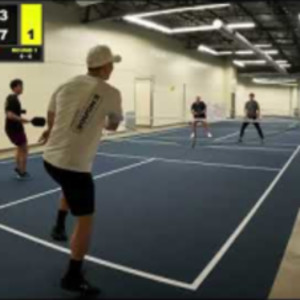 4.0 Doubles Rd1 - All-Stars Pickleball Tournament - Jacky/Ethan vs Dusti...