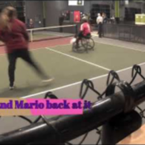 Wheelchair Gamer getting his pickleball on