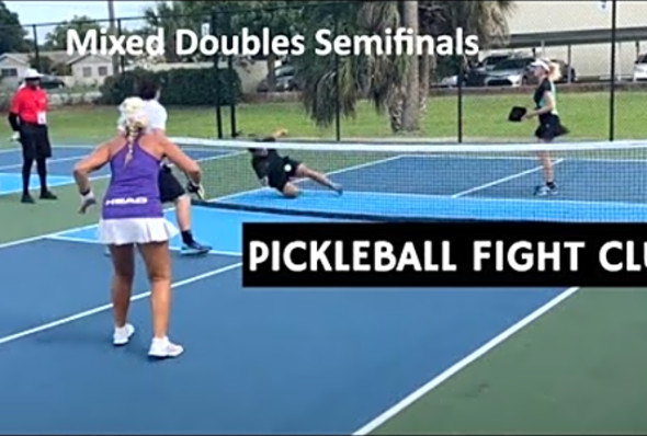 Hot Pickleball Mixed Doubles Semifinals at Summer Smackdown Tournament