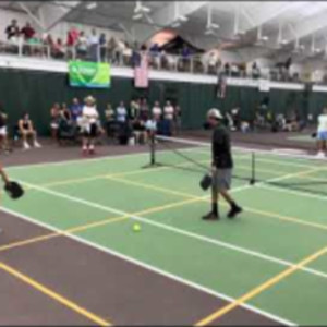 Pickleball picklebrawl 4.5 mixed. Ben Johns and Ally Maynard vs Anne and...