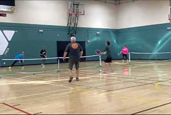 Pickleball match at YMCA on Sunday!