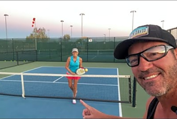 Reset and ready position practice - Live pickleball lesson w/ Coach David