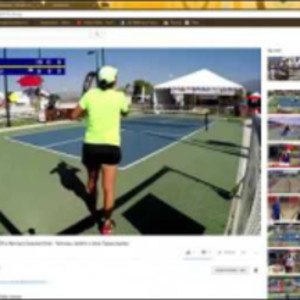 Pickleball Analysis: Simone Jardim Serve and Strokes