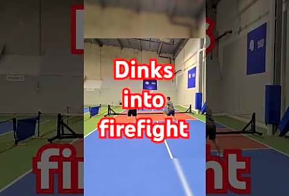 Dinks Create the ChanceFast Hands Seal the Deal #shorts #pickleball #highlights #sports