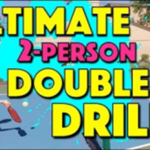 Ultimate 2-Person Pickleball Doubles Drill - How to work on your doubles...