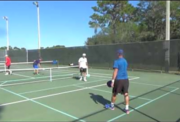 Englewood Pickleball Classic 45 MD Howard Hoggat vs Bunting Taylor 12 03 2016