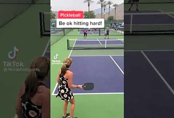 Hit hard sometimes #pickleballers #pickleballhighlights #sport #pickleball #usapickleball