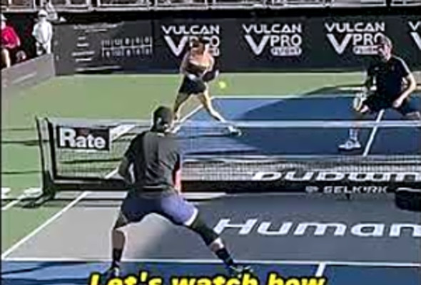 Smartest Win in PPA History? Crosscourt Lob Smash Combo!