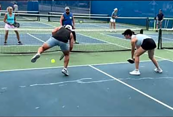 Pickleball Tournament Dink and Dine 4.0 Ashley and Cory
