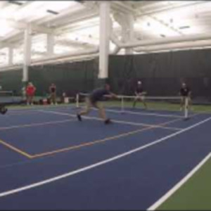 Diving Backhand ATP Dive for the Match! Pickleball Semifinal 4.5 at Pick...