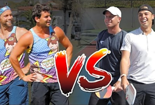 Pro Pickleball Players Vs. Pro Spikeball! Ft. Ben Johns &amp; Kyle Yates