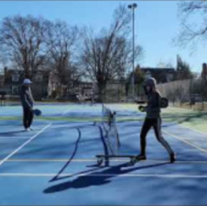 Pickleball drill - 2-hands backhand dink