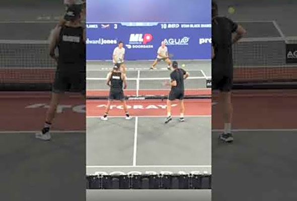 Tyler Loong pulls off one of the most fun shots in pickleball the ERNE