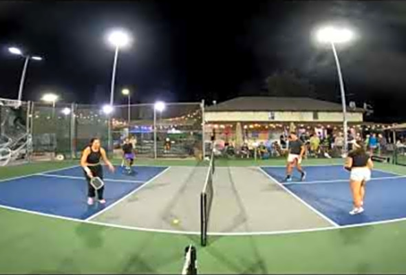 $3000 iPickle Spooky Slam 2024 Mixed Open Semis Farzin Amiri Malia Lum Ali Amiri Danica Wolf