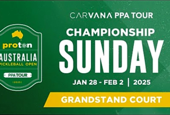 PPA Australia: Proton Australia Pickleball Open - Bronze Medal Matches (Day 4, Grandstand Court)